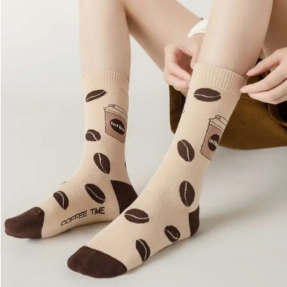 5 Pack Coffee Lover Socks - Picture 5 of 5